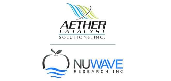 Aether Catalyst Solutions evaluates NuWave Research’s microwave processing technology for use in manufacturing their catalyst.