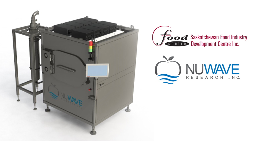 The R&D microwave system at the Food Centre.